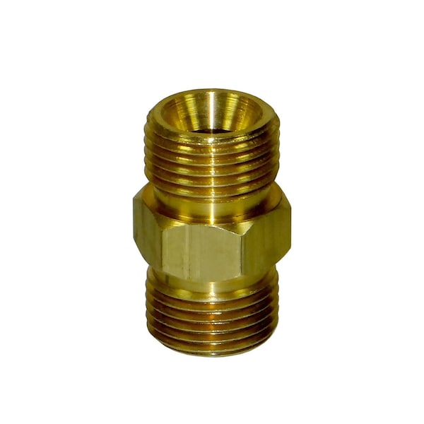 Bedford Precision Parts Bedford Precision Brass Nipple 3/8in NPS x 3/8in NPS for Binks H-1446 12-223 - main